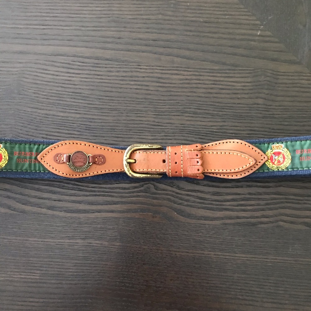 VINTAGE BURBERRY’S RARE! HUNTING BELT